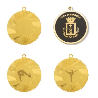 medaglie oro tonde personalizzate