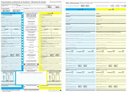 modello constatazione amichevole cid cai