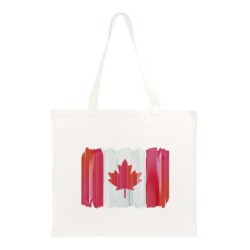Shoppers cotone Bandiera Canada manici lunghi 40x40 istk3