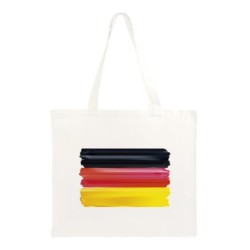 Shoppers cotone Bandiera Germania manici lunghi 40x40 istk5