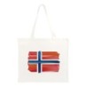 Shoppers cotone Bandiera Norvegia manici lunghi 40x40 istk2