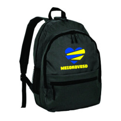 Zaino ultras MEZOKOVES campionato ungherese calcio in nylon con tasche cerniera e spalline