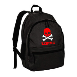 Zaino ultras TESCHIO Leipzig in nylon con tasche cerniera e spalline