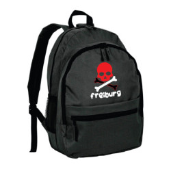 Zaino ultras TESCHIO Freiburg in nylon con tasche cerniera e spalline