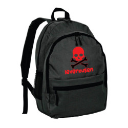 Zaino ultras TESCHIO Leverkusen in nylon con tasche cerniera e spalline