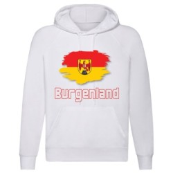 Felpa Burgenland / bandiera tasconi e cappuccio uomo donna