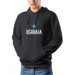 Felpa nera Ushuaia stella...