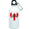 Boraccia bottiglia cuore diviso london gunners