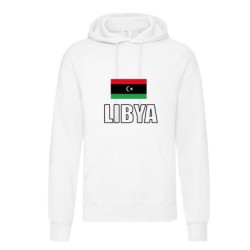 Felpa LIBYA / bandiera tasconi e cappuccio uomo donna