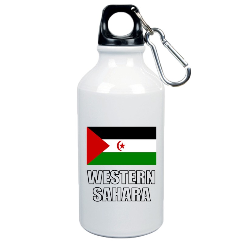 Boraccia bottiglia western Sahara bandiera da 500 ml alluminio234