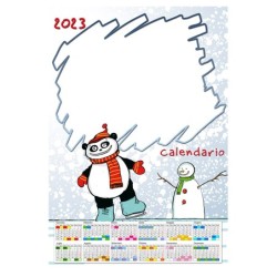 Calendario 2023 personalizzato da muro. Invia la foto in un messaggio dopo l'ordine - C292