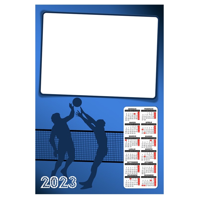 Calendario 2023 personalizzato da muro. Invia la foto in un messaggio dopo l'ordine - C477