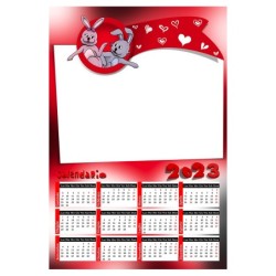 Calendario 2023 personalizzato da muro. Invia la foto in un messaggio dopo l'ordine - C1220