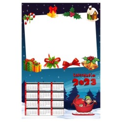 Calendario 2023 personalizzato da muro. Invia la foto in un messaggio dopo l'ordine - C1452