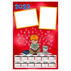 Calendario 2023 personalizzato da muro. Invia la foto in un messaggio dopo l'ordine - C1670