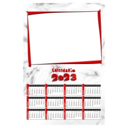 Calendario 2023 personalizzato da muro. Invia la foto in un messaggio dopo l'ordine - C1777