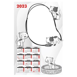 Calendario 2023 personalizzato da muro. Invia la foto in un messaggio dopo l'ordine - C1947