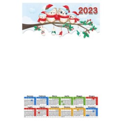 Calendario 2023 personalizzato da muro. Invia la foto in un messaggio dopo l'ordine - C2138