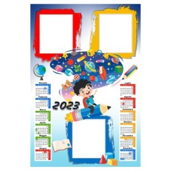 Calendario 2023 personalizzato da muro. Invia la foto in un messaggio dopo l'ordine - C2146