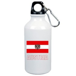 Boraccia bottiglia Austria bandiera da 500 ml alluminio13