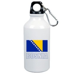 Boraccia bottiglia Bosnia bandiera da 500 ml alluminio27