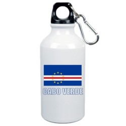 Boraccia bottiglia Capo Verde bandiera da 500 ml alluminio34