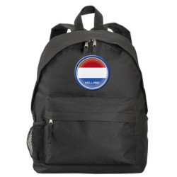 Zaino ultras Holland Olanda bandiera e stemma in nylon con tasche cerniera e spalline