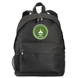 Zaino ultras Macao bandiera e stemma in nylon con tasche cerniera e spalline