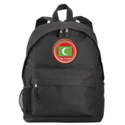 Zaino ultras Maldive bandiera e stemma in nylon con tasche cerniera e spalline