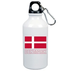 Boraccia bottiglia Danimarca bandiera da 500 ml alluminio56
