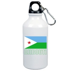 Boraccia bottiglia Djibouti bandiera da 500 ml alluminio57