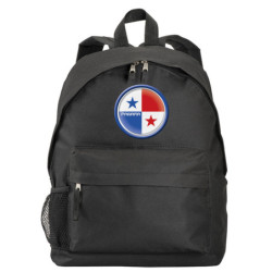 Zaino ultras Panama bandiera e stemma in nylon con tasche cerniera e spalline