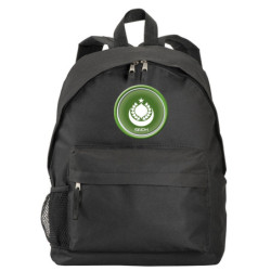 Zaino ultras Sindh bandiera e stemma in nylon con tasche cerniera e spalline