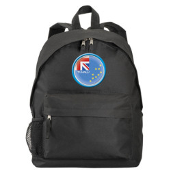 Zaino ultras Tuvalu bandiera e stemma in nylon con tasche cerniera e spalline