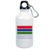 Boraccia bottiglia Gambia bandiera da 500 ml alluminio76