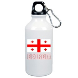 Boraccia bottiglia Georgia bandiera da 500 ml alluminio77