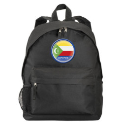 Zaino ultras Isole Comore bandiera e stemma in nylon con tasche cerniera e spalline