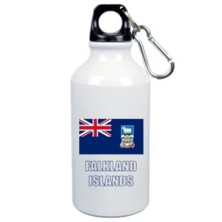 Boraccia bottiglia Isole Falkland bandiera da 500 ml alluminio68