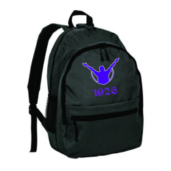 Zaino ultras 1926 viola con tifosi con tasche cerniera e spalline