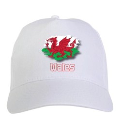 Cappellino bianco Wales...