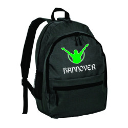 Zaino ultras tifosi Hannover con tasche cerniera e spalline