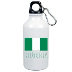 Boraccia bottiglia Nigeria bandiera da 500 ml alluminio153