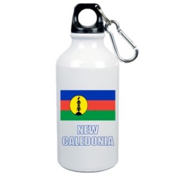 Boraccia bottiglia Nuova Caledonia bandiera da 500 ml alluminio149