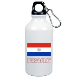 Boraccia bottiglia Paraguay bandiera da 500 ml alluminio164