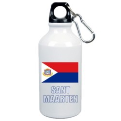 Boraccia bottiglia Sant Marteen bandiera da 500 ml alluminio192