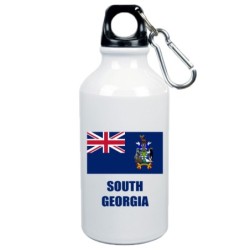 Boraccia bottiglia Sud Georgia bandiera da 500 ml alluminio198