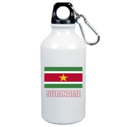 Boraccia bottiglia Suriname bandiera da 500 ml alluminio203