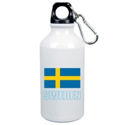 Boraccia bottiglia Svezia bandiera da 500 ml alluminio205
