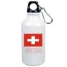 Boraccia bottiglia Swiss Svizzera bandiera da 500 ml alluminio206