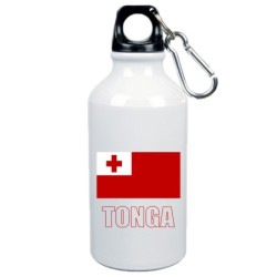 Boraccia bottiglia Tonga bandiera da 500 ml alluminio215  - 500 ml. - Dimensioni 21 x 6,5 cm